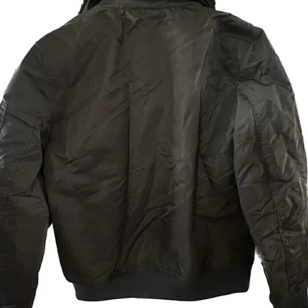 LEVI'S Men's Jacket Flight Bomber Jacket with a Faux Fur Removable Collar M $250